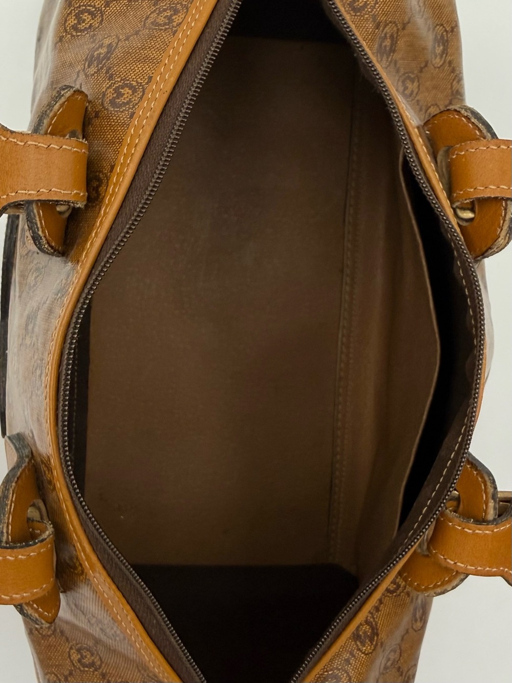 🐢MORABITO 1905 PARIS Monogram Polochon 32 Bag • Made in FRANCE •Imperial Warrant - Picture 15 of 16